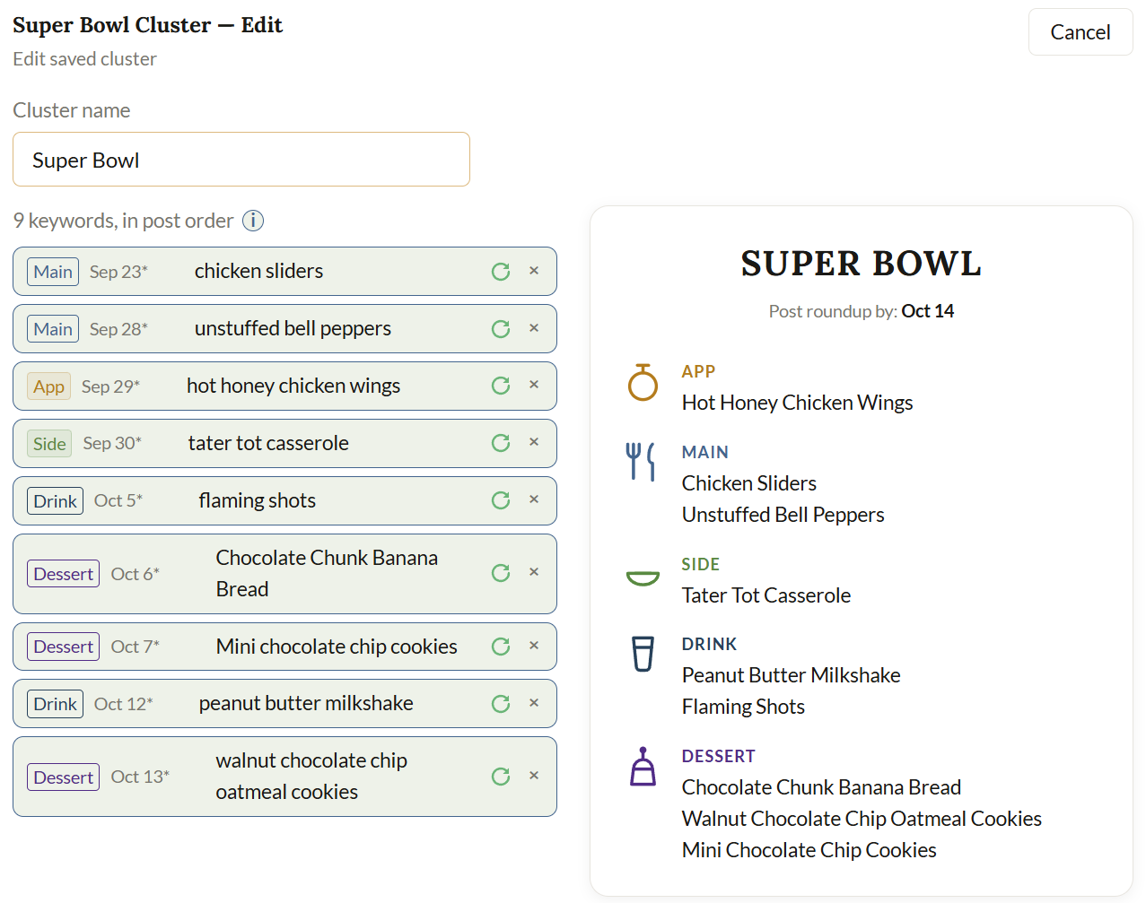 screenshot-ripe-planners-super-bowl-menu-cluster